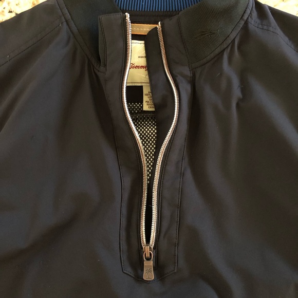 Golf⛳️Tommy🌴Bahama Men’s Driving Golf Sports Half Zip Vest Windbreaker EUC🐬 - Picture 6 of 11